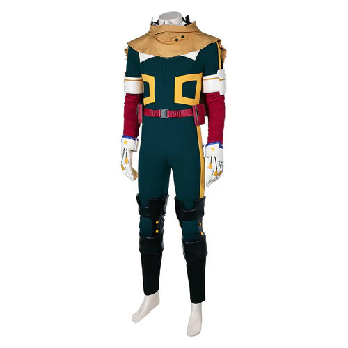 Midoriya Izuku Jumpsuit Green Cosplay Costume