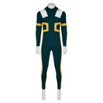 Midoriya Izuku Jumpsuit Green Cosplay Costume (1)