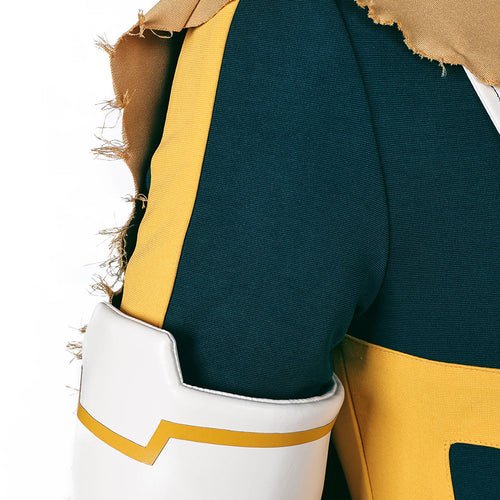 Midoriya Izuku Jumpsuit Green Cosplay Costume (6)