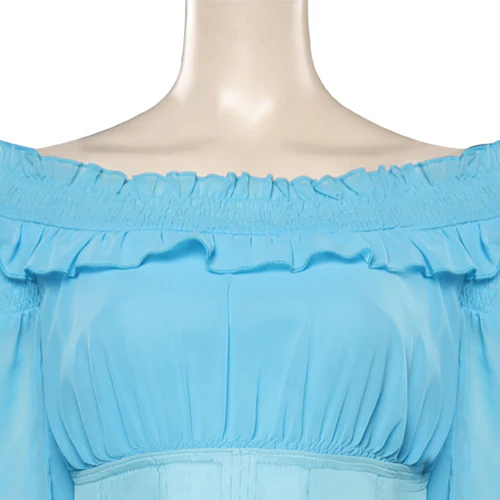 Custom Made 2023 Ariel Blue Dress Cosplay Costume (3-1)
