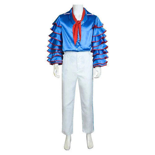 Custom Made The Mask Jim Carrey Stanley Ipkiss Blue Outfit