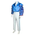 Custom Made The Mask Jim Carrey Stanley Ipkiss Blue Outfit (1)