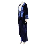 Custom Made Titanic Rose Blue Velvet Gown Dress Outfit (1)