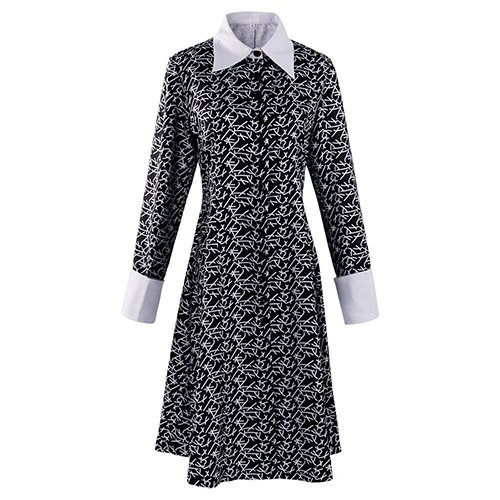 Custom Made Wednesday Addams Cosplay Dress Black
