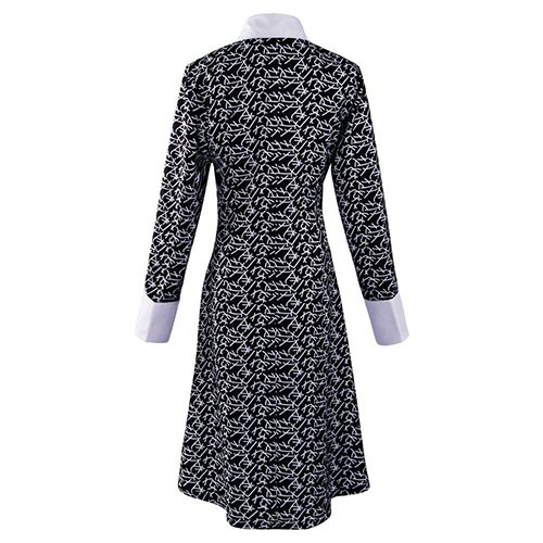 Custom Made Wednesday Addams Cosplay Dress Black