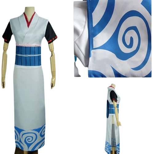 Gintama Sakata Gintoki Gender-Bent Loli Sakata Gin Kimono (3)