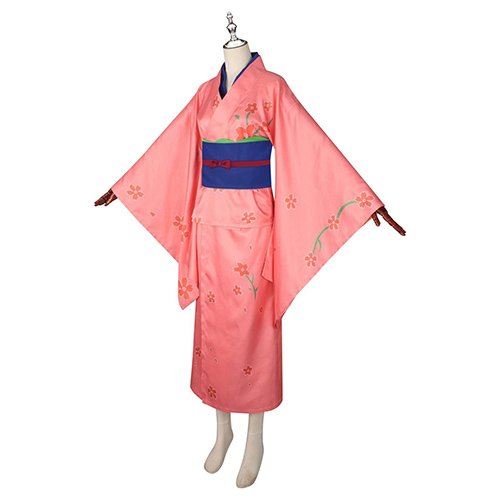 Gintamaしむら たえ Shimura Tae Cosplay Kimono Costume