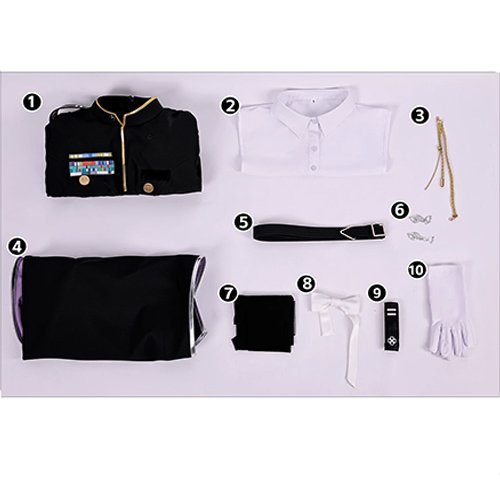 Goddess of Victory NIKKE Lily Weiss Military Uniform Costume (3)