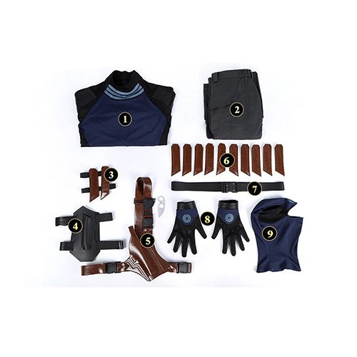 Bullseyes New Suit in Daredevil Born Again2 Cosplay Costume (8)