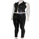 Death Note MeroMelloMihael Keehl Black Leather Vest and Pant Cosplay Suits