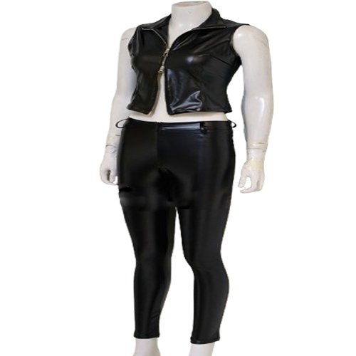 Death Note MeroMelloMihael Keehl Black Leather Vest and Pant Cosplay Suits