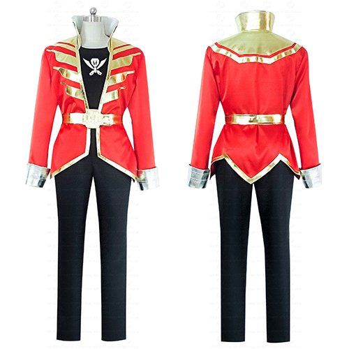 Kaizoku Sentai Gokaiger Captain Marvelous Gokai Ranger Cosplay Costume (1)