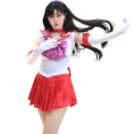 Pretty Soldier Sailor Moon Sailor Mars Rei Hino Cosplay Dress Outfits