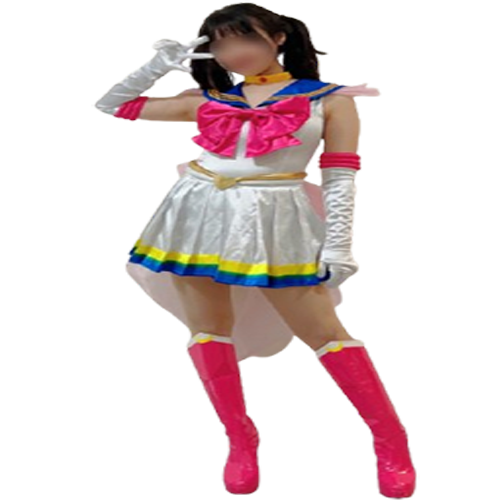 Pretty Soldier Sailor Moon Sailor Tsukino Usagi Cosplay Dress Outfits (4)