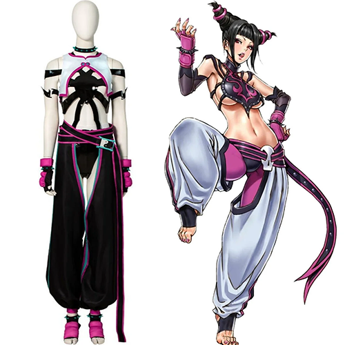Street Fighter 6 Juri Costume Cosplay Bodysuit