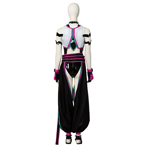 Street Fighter 6 Juri Costume Cosplay Bodysuit (3)