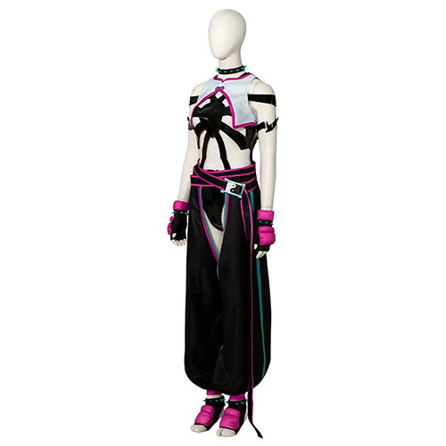Street Fighter 6 Juri Costume Cosplay Bodysuit (5)