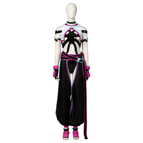 Street Fighter 6 Juri Costume Cosplay Bodysuit (7)