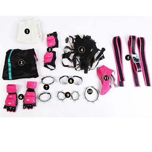 Street Fighter 6 Juri Costume Cosplay Bodysuit (8)
