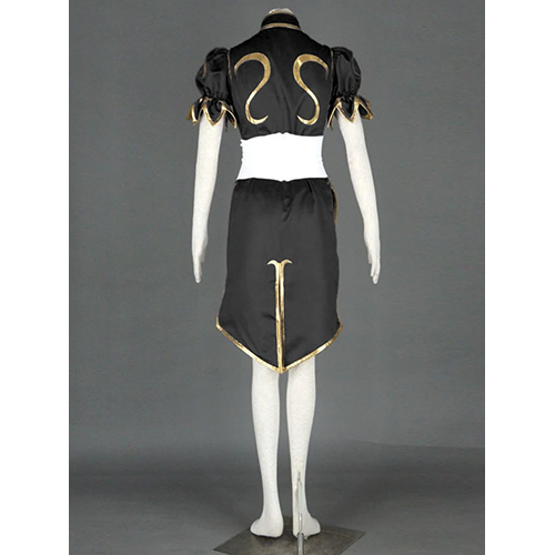 Street Fighter V Chun Li Cosplay Costume Blue (11)