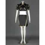 Street Fighter V Chun Li Cosplay Costume Blue (1)