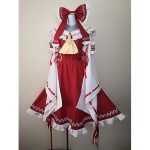 Touhou Reimu Hakurei Dress Cosplay Costume (4)