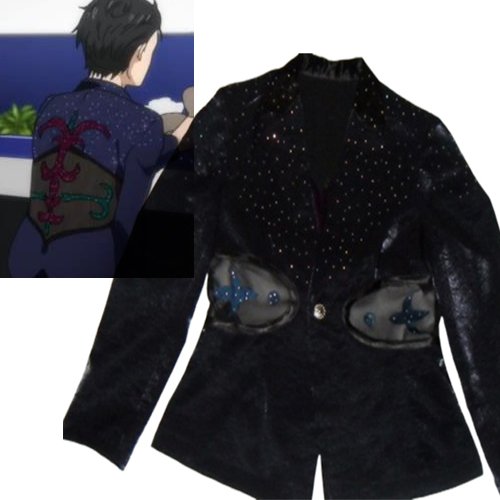 YURI!!! on ICE Yuri Cosplay Jacket Pant Set Costume (2)