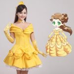 Beauty and The Beast Princess Belle Short Dress Costumes