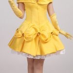 Beauty and The Beast Princess Belle Short Dress Costumes (1)