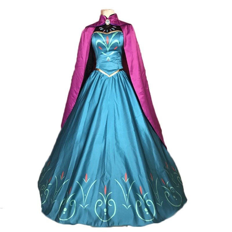 Frozen Elsa Dress Princess Queen Costume