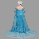 Frozen Elsa Snow Queen Princess Elsa Dress Costume (1)