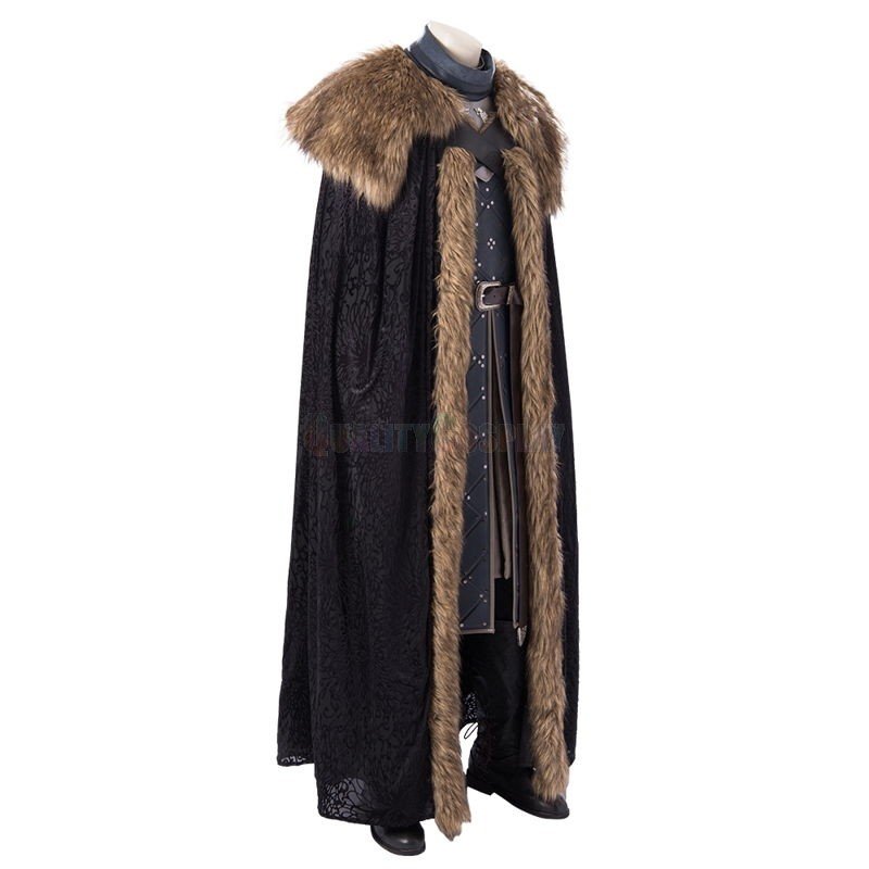 Game of Thrones Season 8 Jon Snow Cosplay Costume (2)