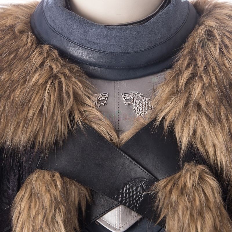 Game of Thrones Season 8 Jon Snow Cosplay Costume (4)
