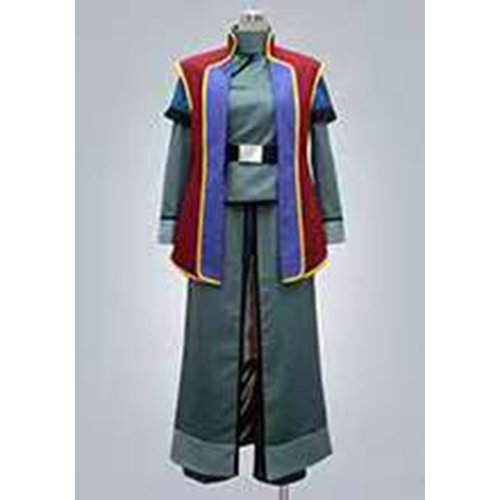Gundam Seed Graham Aker Mr. Bushido Cosplay Costume (2)