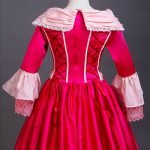 Princess Belle Dress Cape Set Christmas Dresses (1)