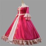 Princess Belle Dress Cape Set Christmas Dresses (1)