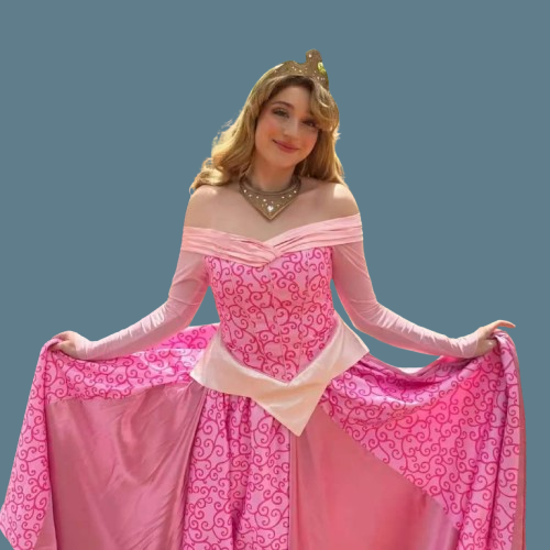 Princess Sleeping Beauty Aurora Dress Pink