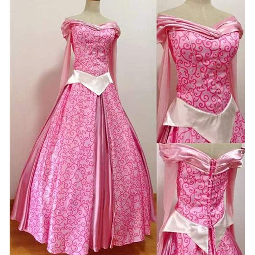 Princess Sleeping Beauty Aurora Dress Pink