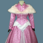 Princess Sleeping Beauty Aurora Winter Dress (1)