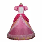 Super Mario Princess Peach Elegant Dress (5)