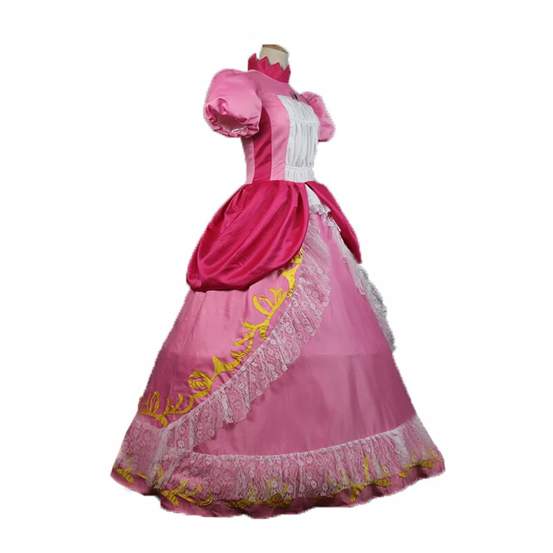 Super Mario Princess Peach Elegant Dress (7)
