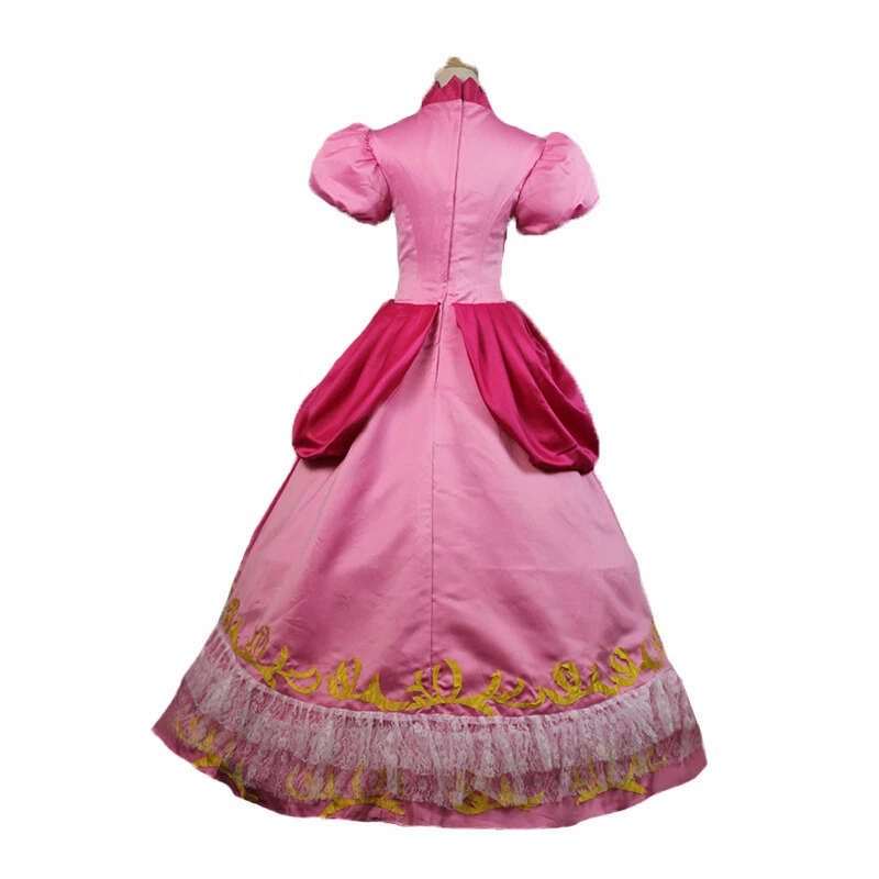 Super Mario Princess Peach Elegant Dress (8)