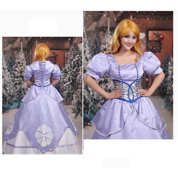 The First Princess Sofia Cosplay Dress Costume (2-1)