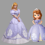 The First Princess Sofia Cosplay Dress Costume (3-1)