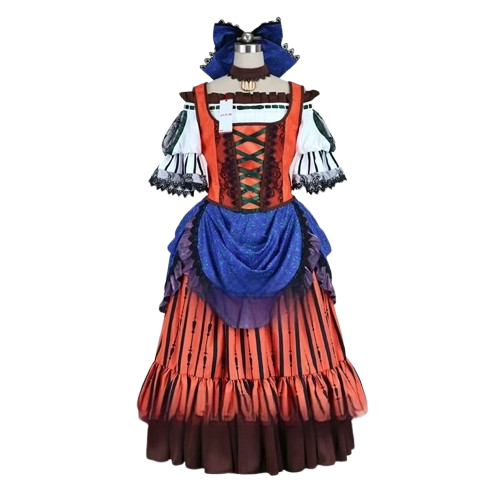 Classic Disney Show Dancer Gaston Girl Dress (2)