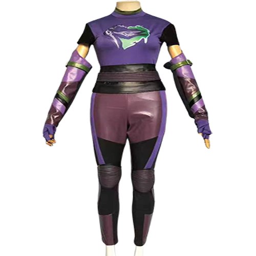 Descendants 3 Mal Cosplay Costume Outfit Purple (2)