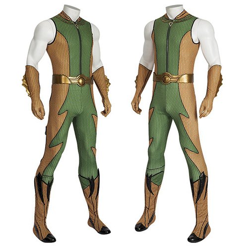 The Boys Hero THE DEEP Green Cosplay Jumpsuit